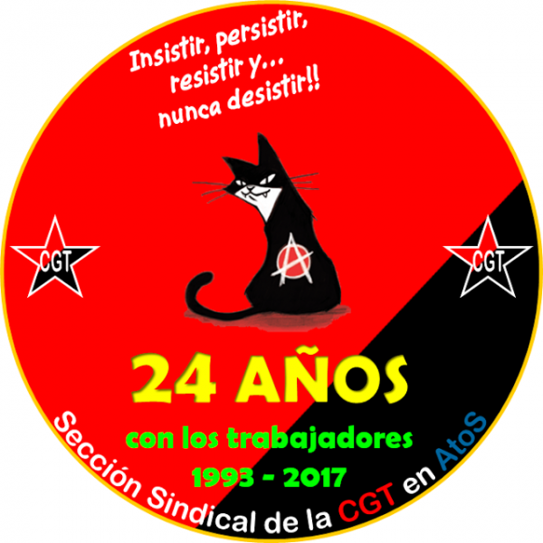 24 años Sección Sindical de CGT en ATOS