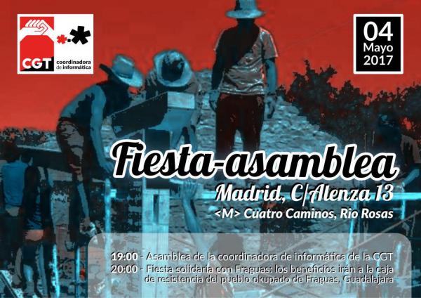 Fiesta Asamblea solidaria con Fraguas