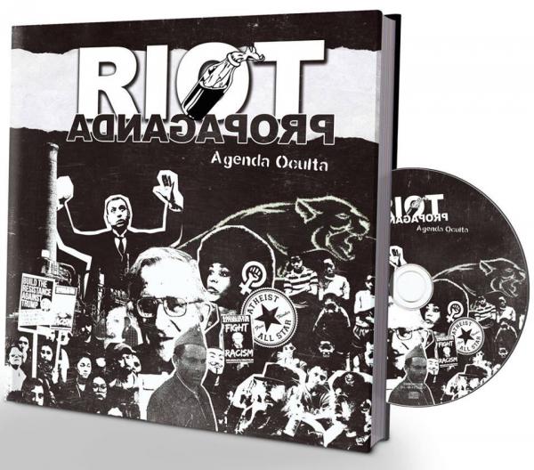 Portada del disco "Agenda Oculta" de Riot Propaganda